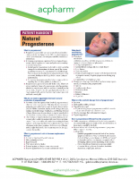 Progesterone Patient Info